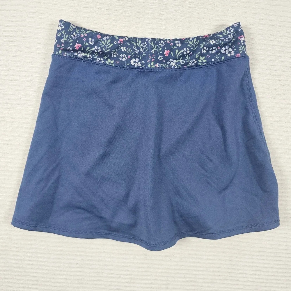 OshKosh Bgosh‎ Girls Navy Blue Floral Waistband Skort Size 12 3P859910